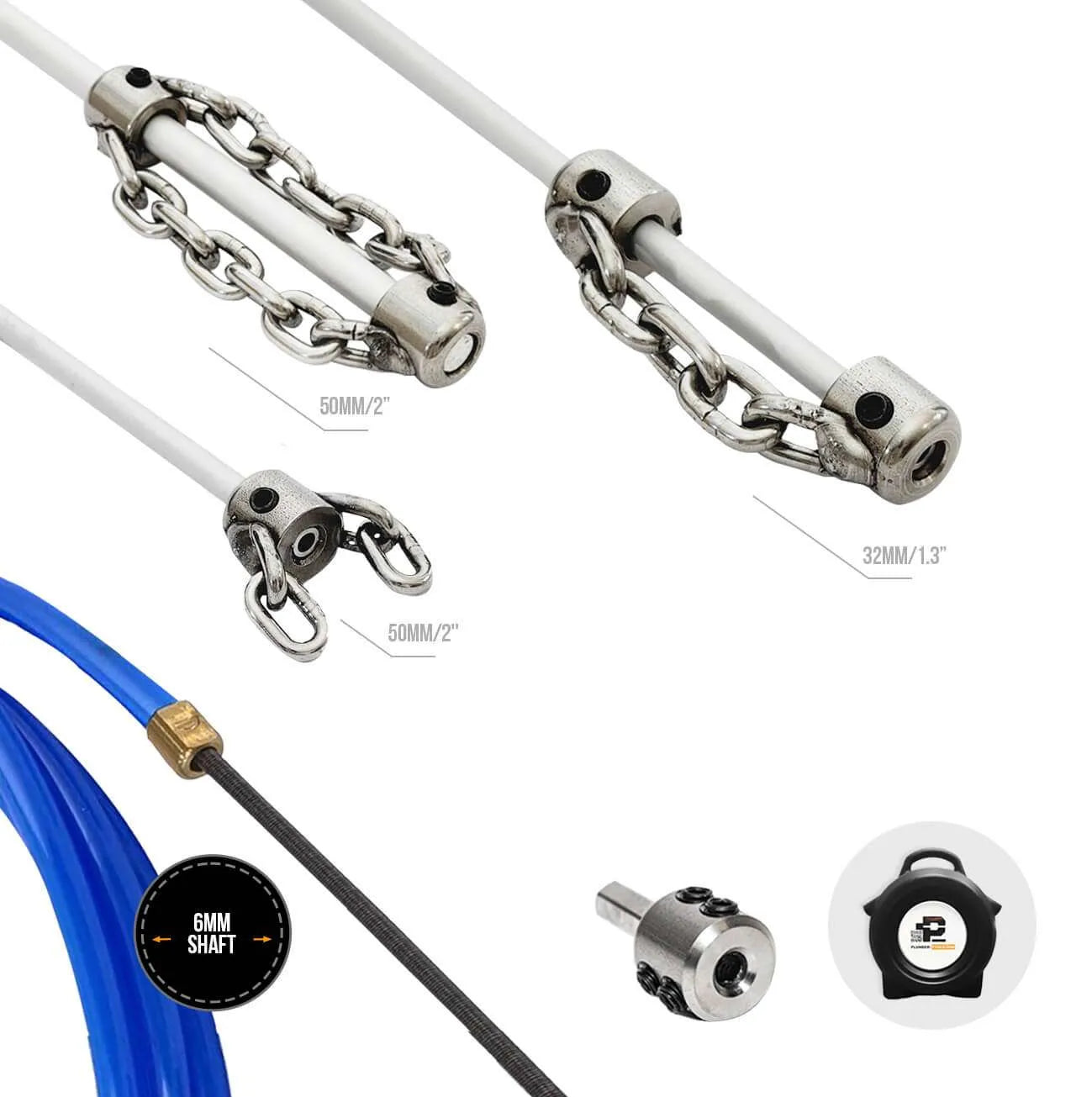 Drain Cleaning Kit For 1.5″ – 2″ (40mm – 50mm)