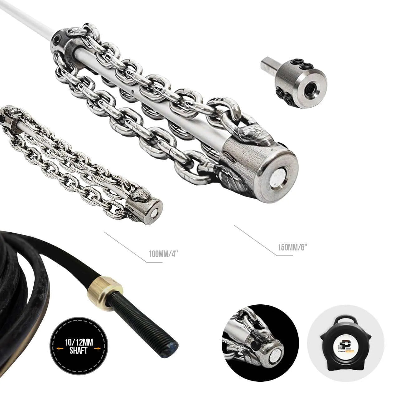 Drain Cleaning Kit For 3″ to 6″ (75mm-150mm)