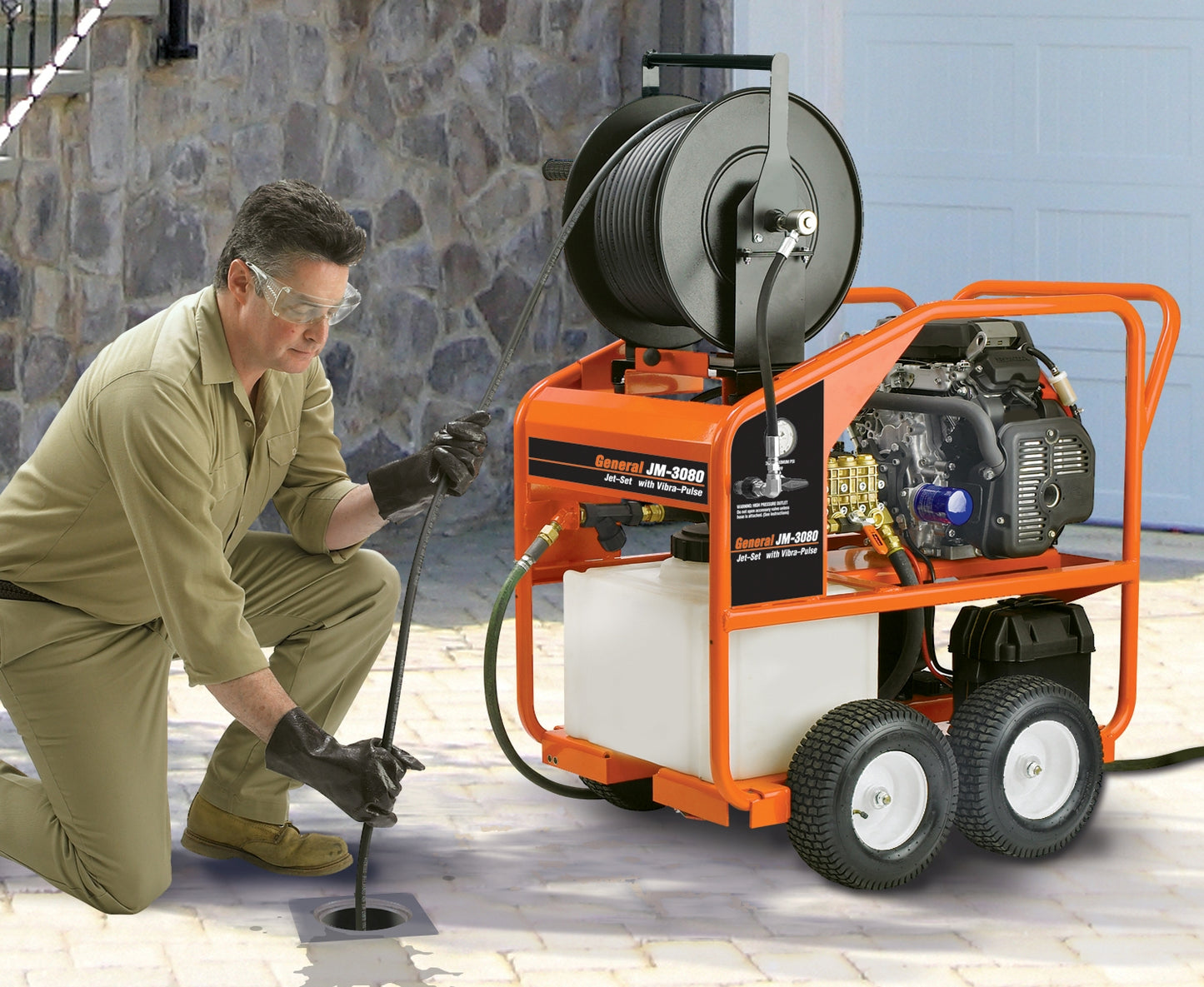 General Wire JM-3080-A Gas Water Jetter